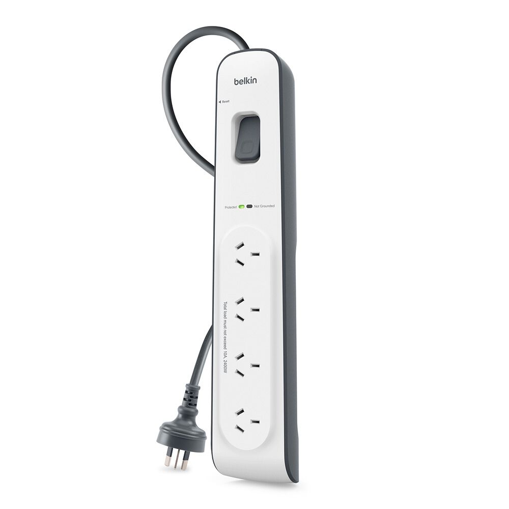 Belkin Surge Protector 4-Way 2m Cord