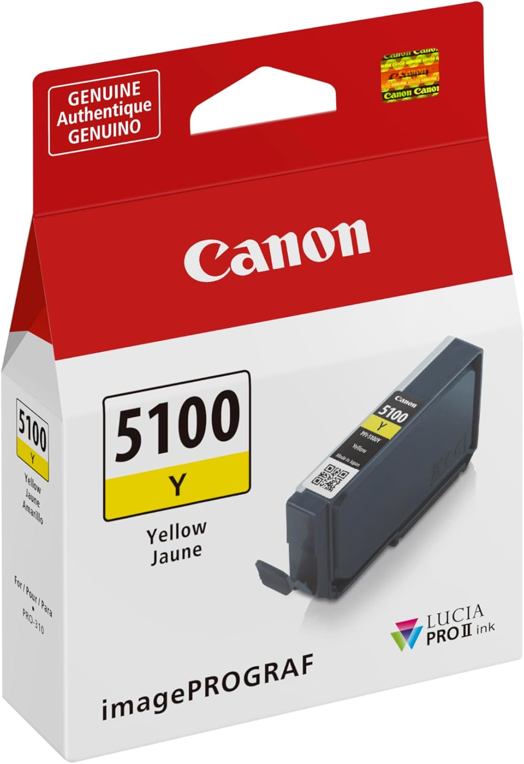 PFI-5100Y Canon Yellow Ink Tank