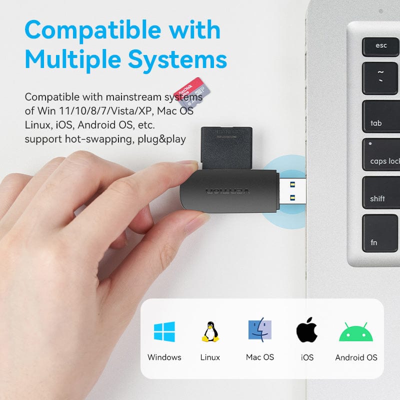 Vention CLGB0 USB Card Reader