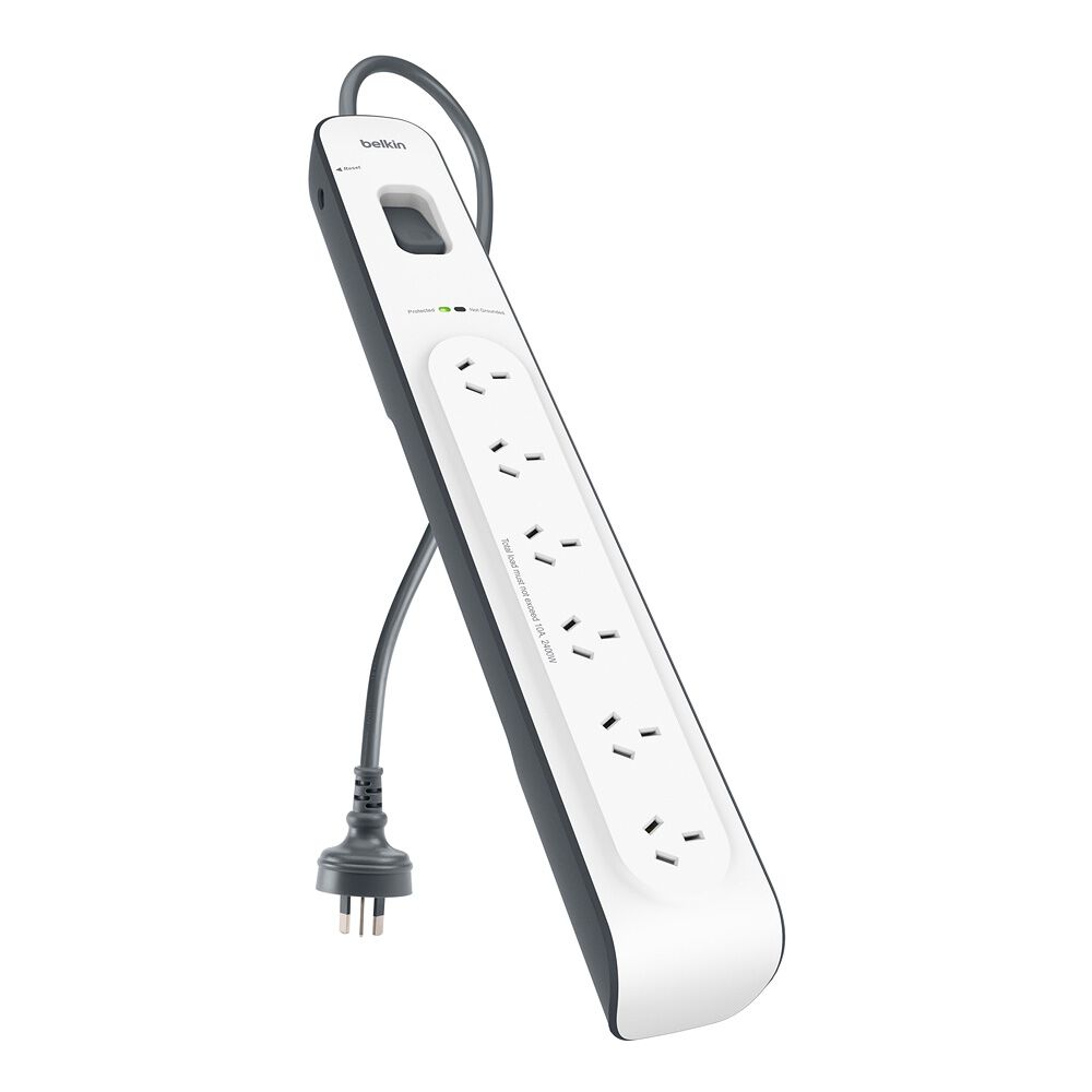 Belkin Surge Protector 6-Way 2m Cord