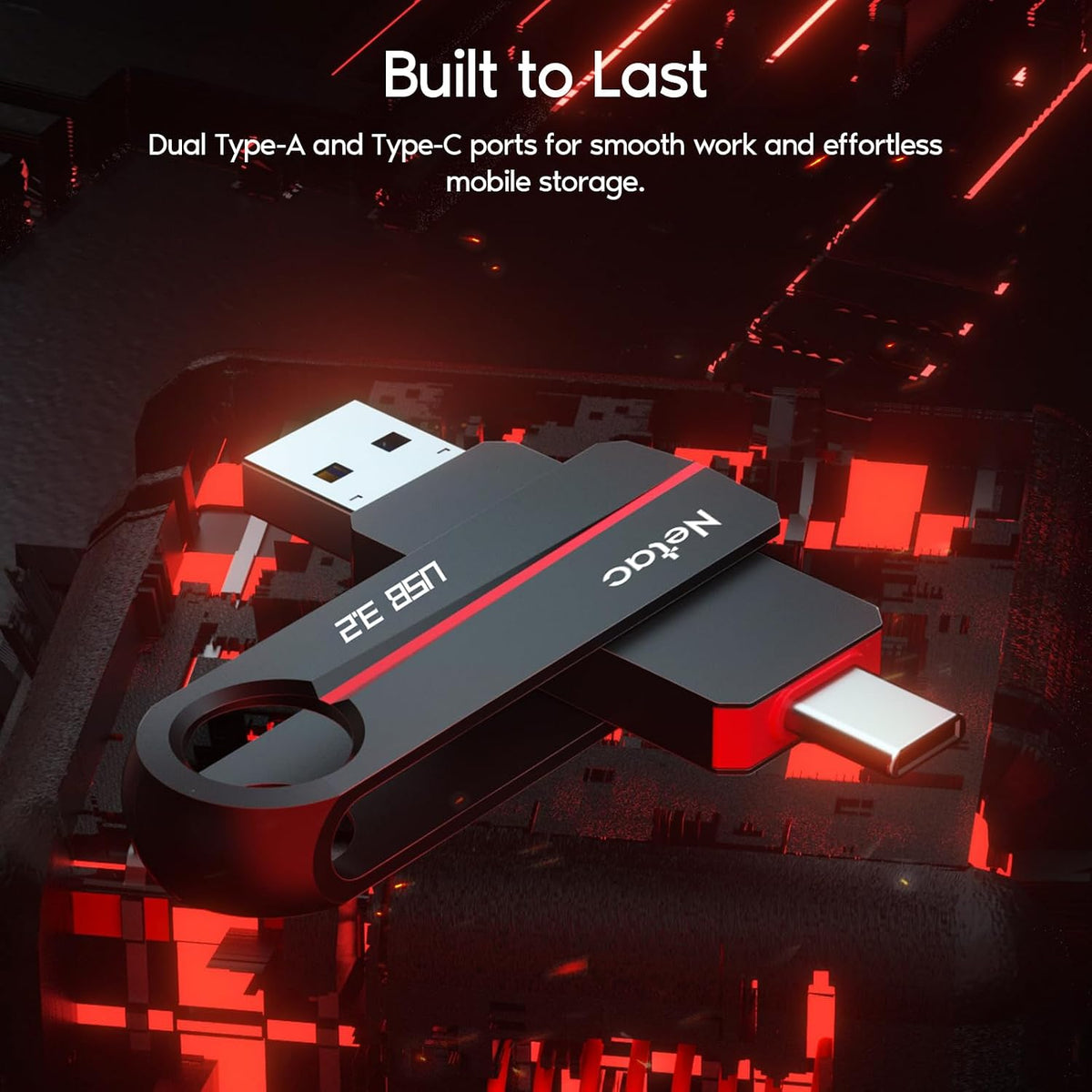 Netac US18 64GB Dual USB 3.2 + Type C