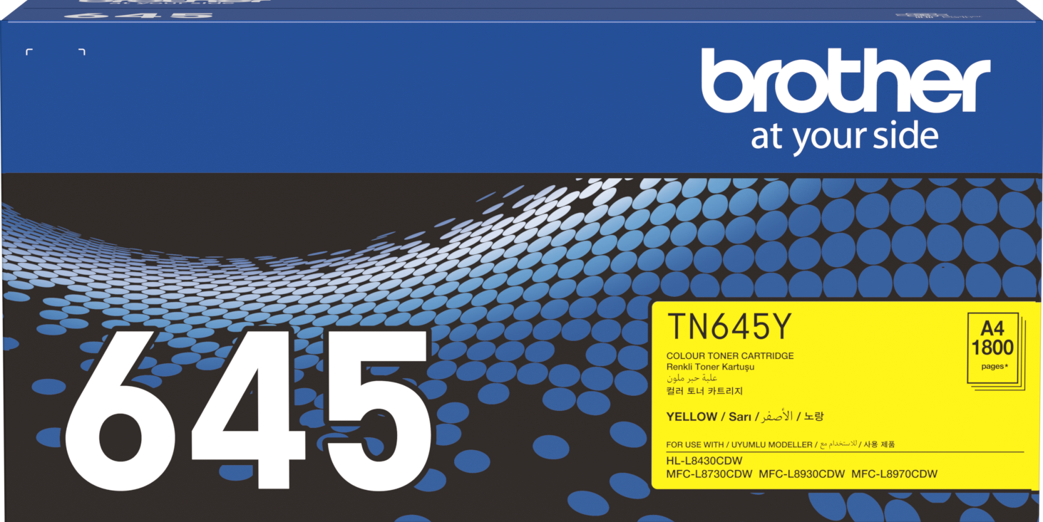TN645Y Brother Standard Capacity Yellow Toner