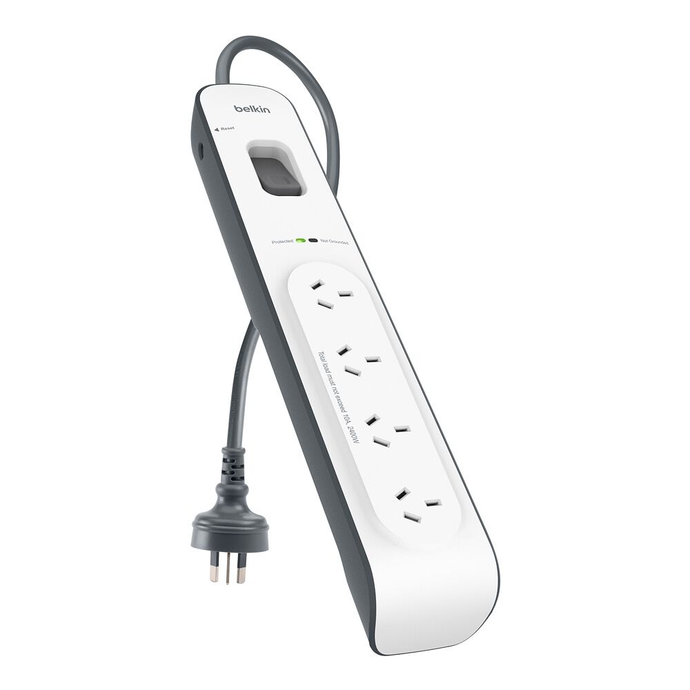 Belkin Surge Protector 4-Way 2m Cord