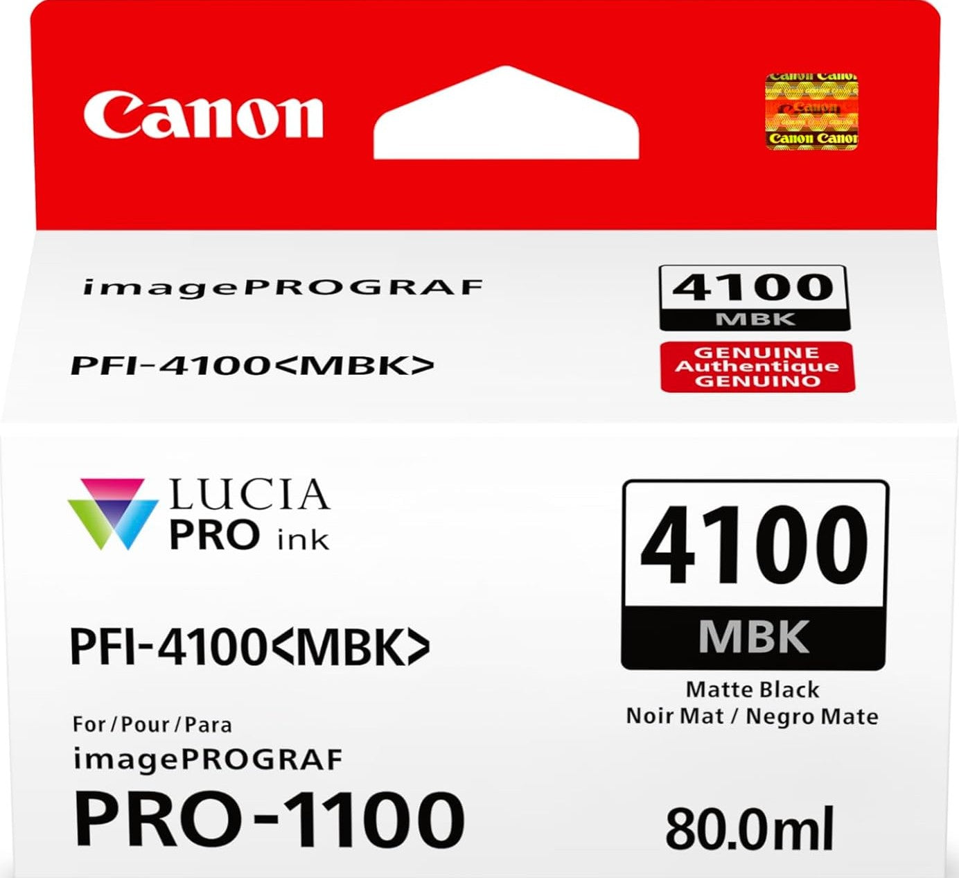 PFI-4100MBK Canon Matte Black Ink Tank