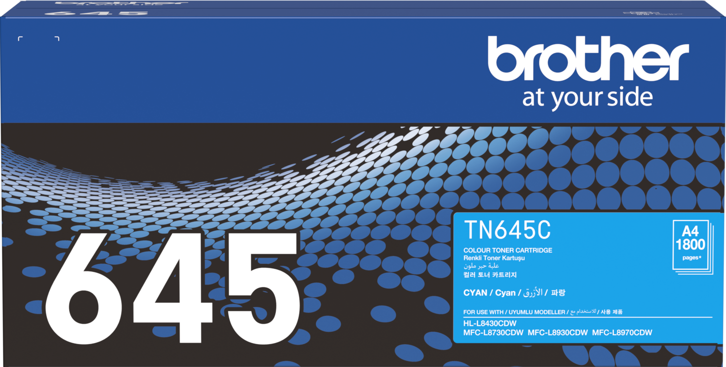 TN645C Brother Standard Capacity Cyan Toner