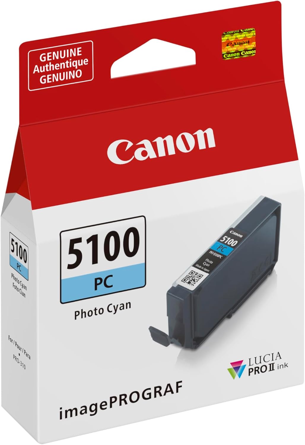 PFI-5100PC Canon Photo Cyan Ink Tank