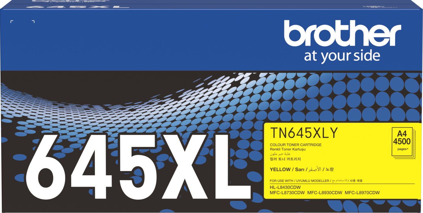 TN645XLY Brother High Capacity Yellow Toner