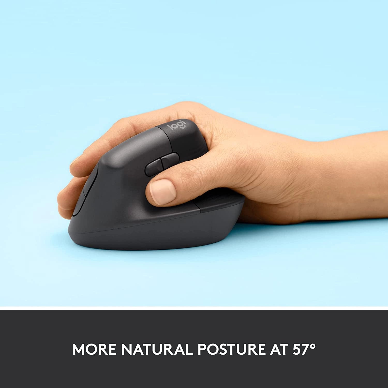 Logitech Lift Vertical Ergonomic Mouse Wireless - Rose