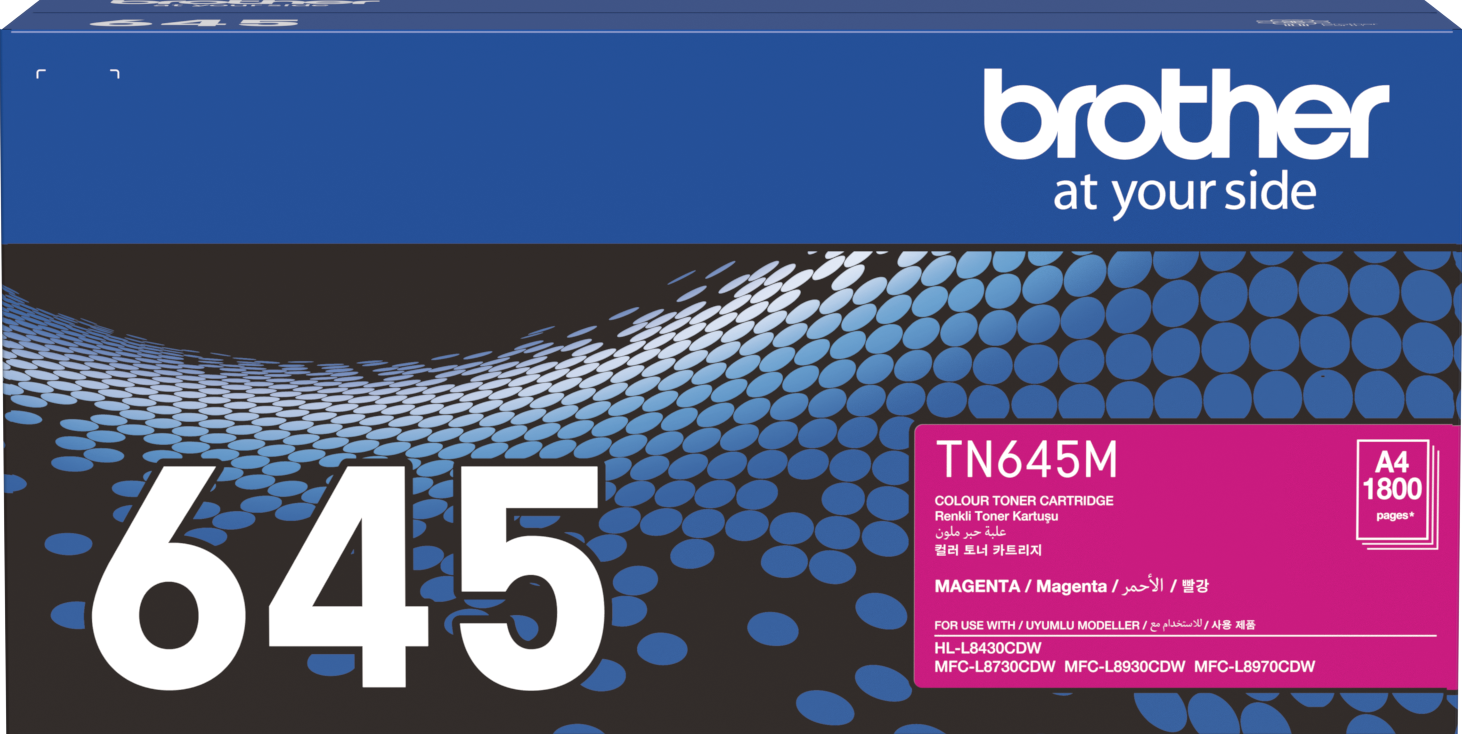 TN645M Brother Standard Capacity Magenta Toner