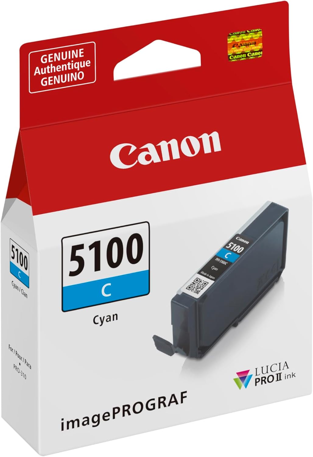 PFI-5100C Canon Cyan Ink Tank