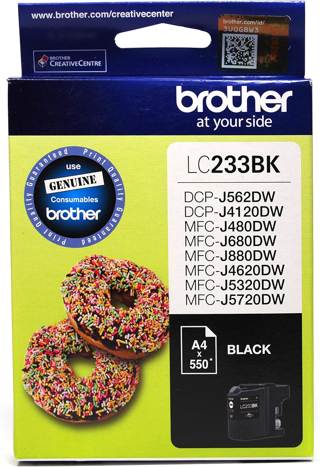 LC233BK Brother Black Ink Cartridge