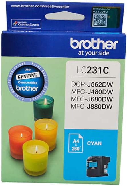 LC231C Brother Cyan Ink Cartridge