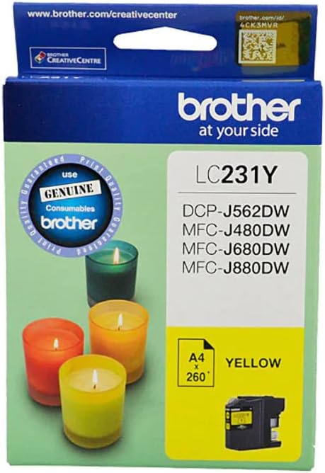 LC231Y Brother Yellow Ink Cartridge