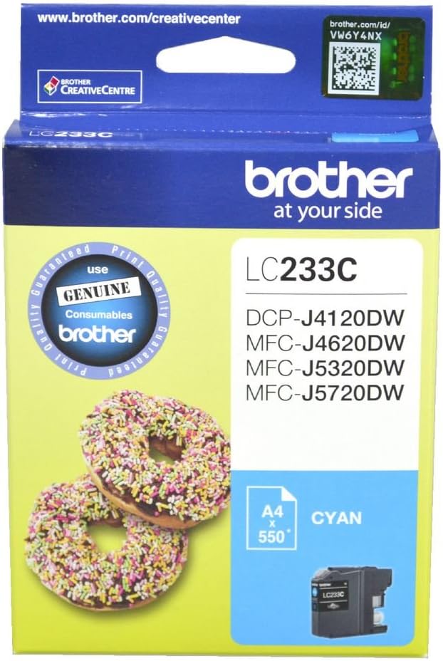LC233C Brother Cyan Ink Cartridge