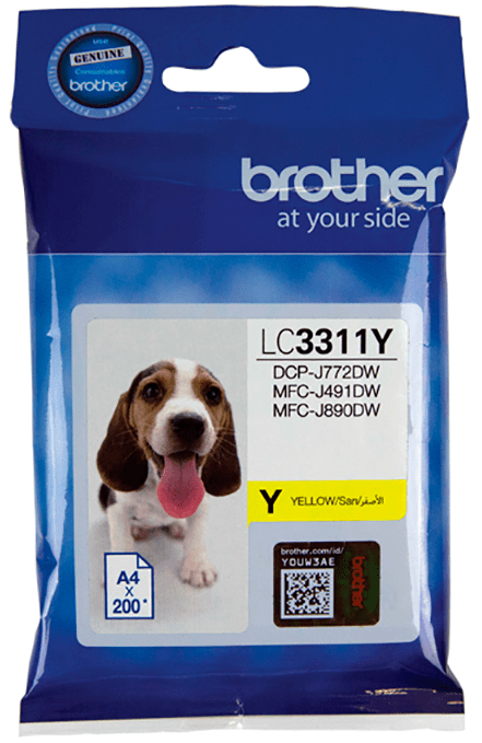 LC3311Y Brother Yellow Ink Cartridge