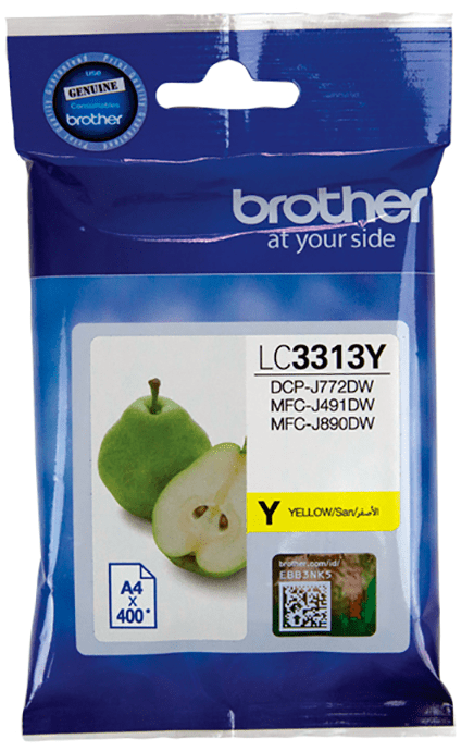 LC3313Y Brother Yellow High Yield Ink Cartridge