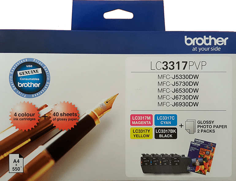 LC3317PVP Brother Photo Value Pack
