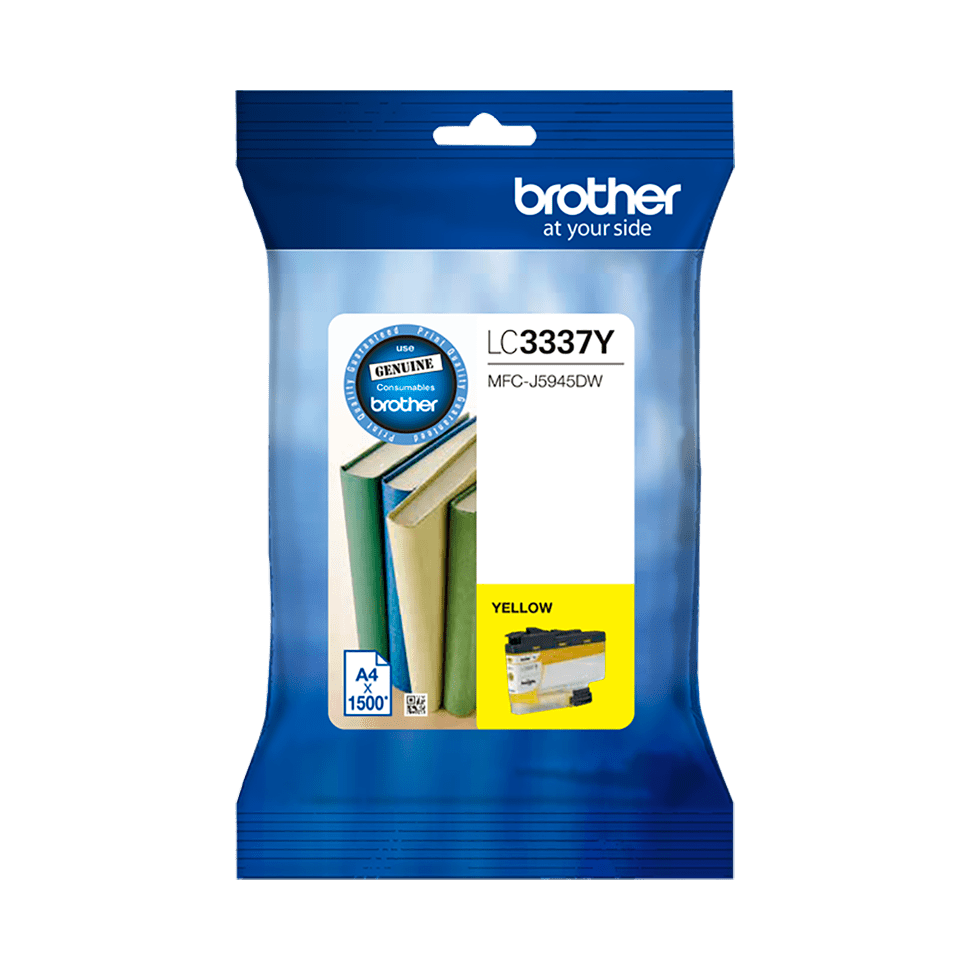 LC3337Y Brother Yellow Ink Cartridge