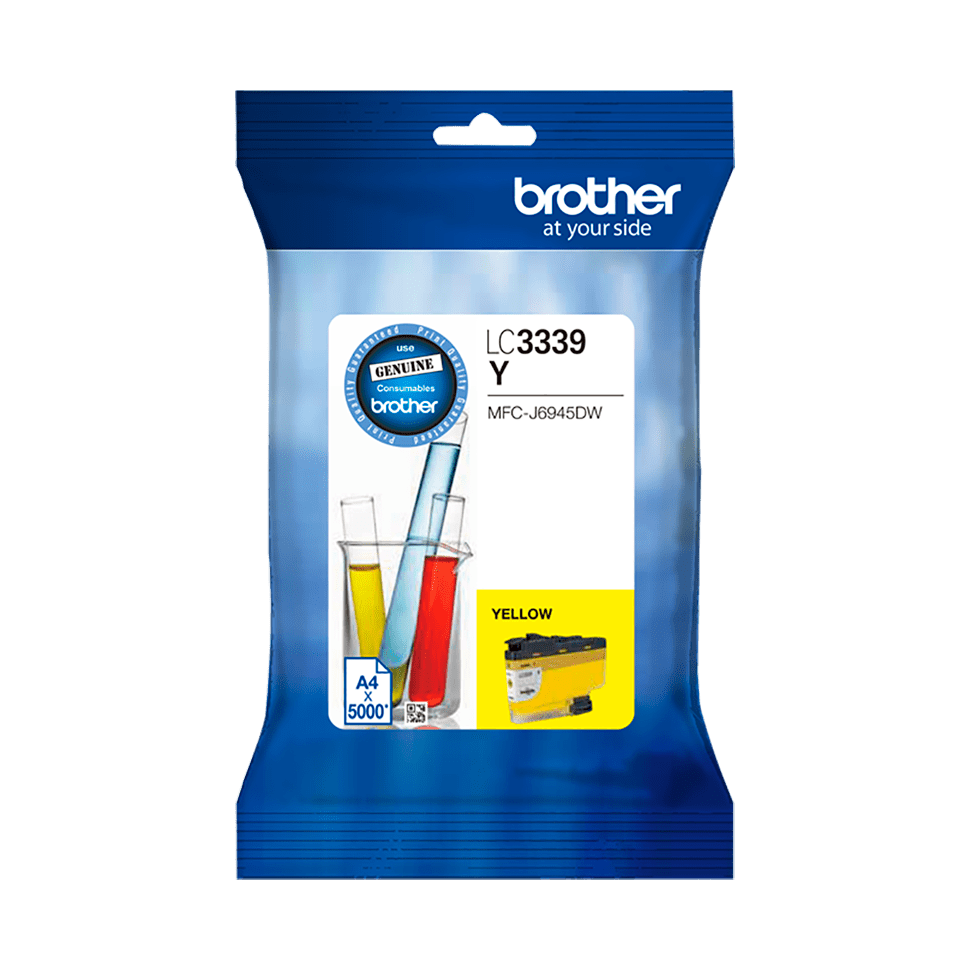 LC3339XLY Brother Yellow High Yield Ink Cartridge