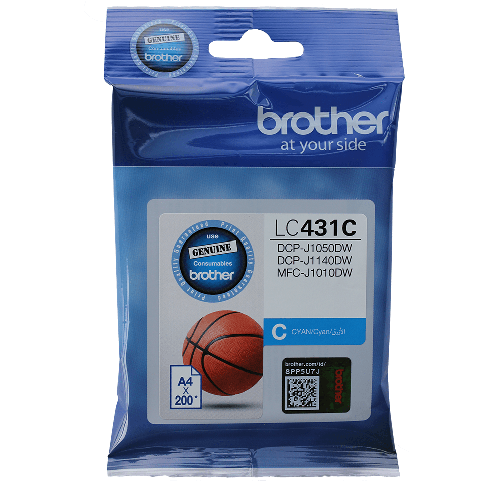 LC431C Brother Cyan Ink Cartridge