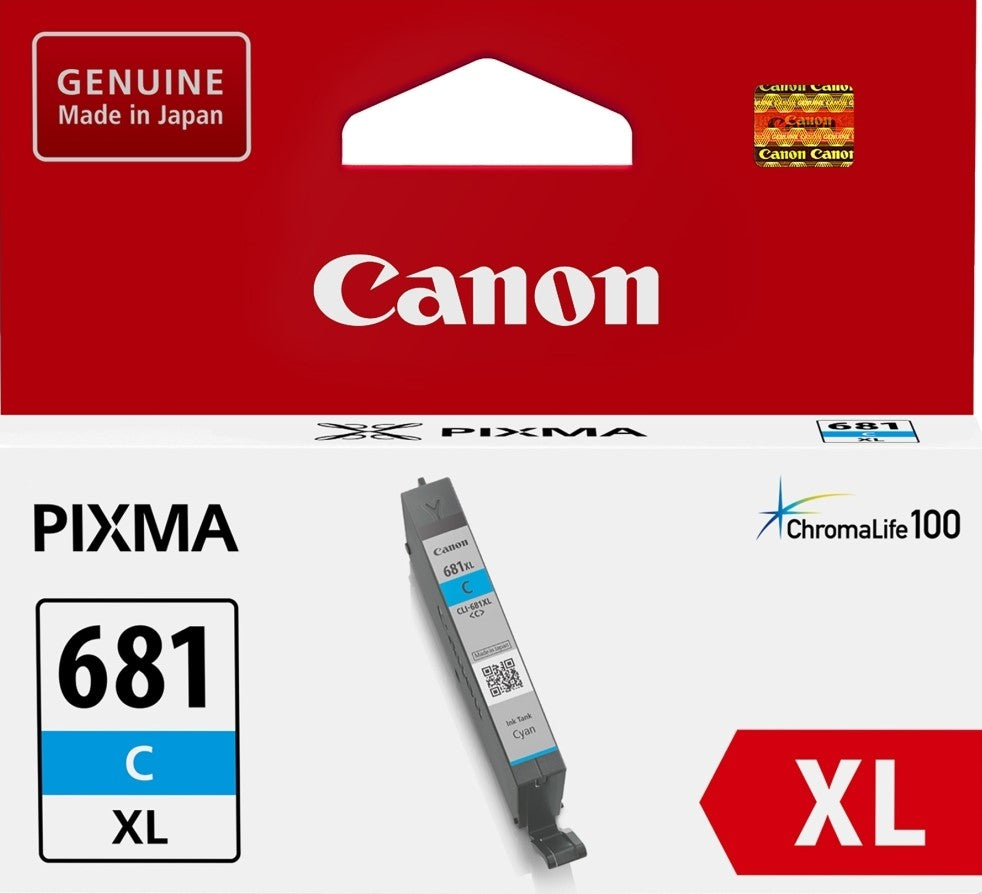 CLI-681XLC Canon Hi Capacity Cyan Ink