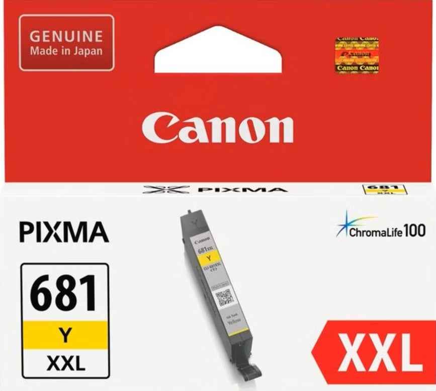 CLI-681XXLY Canon Extra High Yield Yellow Ink