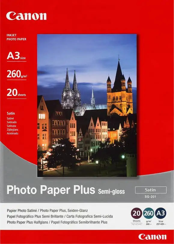 A3 260gsm Canon Photo Paper Semi-gloss 20 sheets