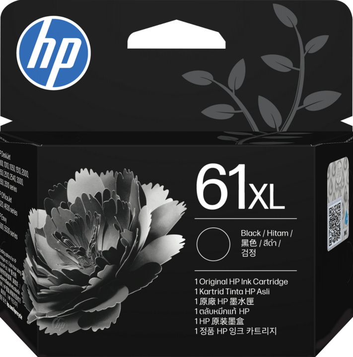 61XL HP High Capacity Black Cartridge