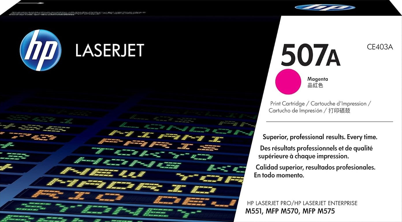 Genuine 507A HP Magenta Toner (CE403A)