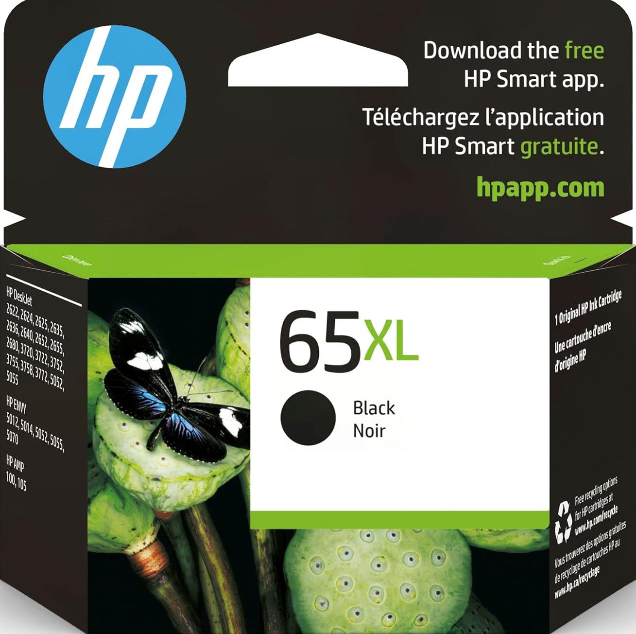 65XL HP High Capacity Black Ink Cartridge