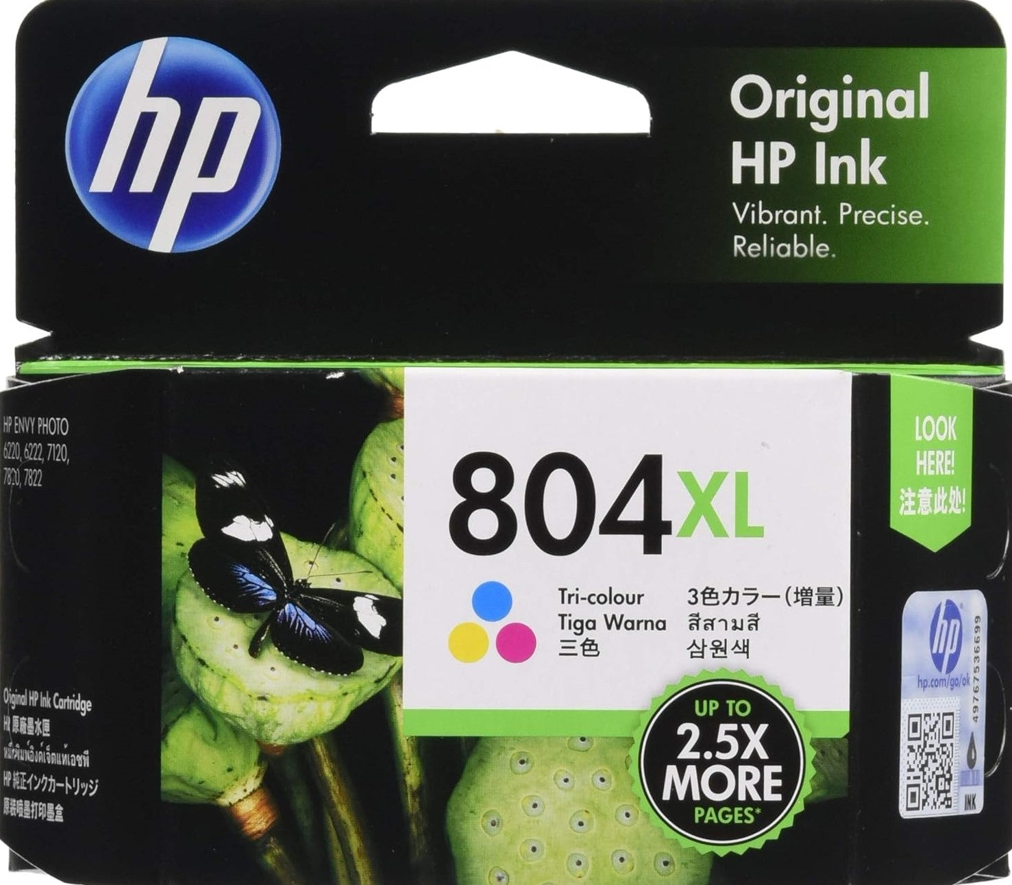 804XL HP High Capacity Colour Cartridge