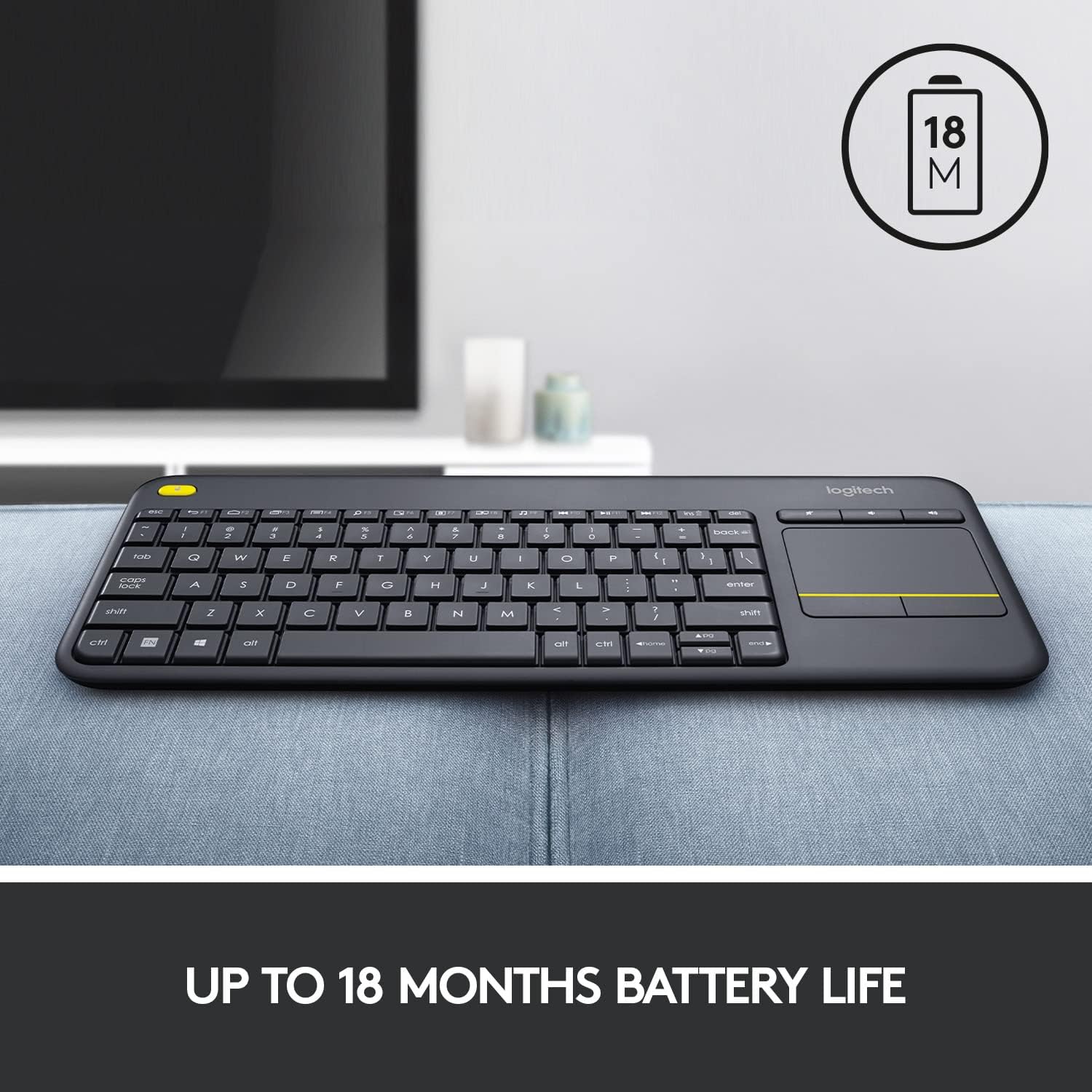 Logitech Wireless Touch Keyboard K400 Plus