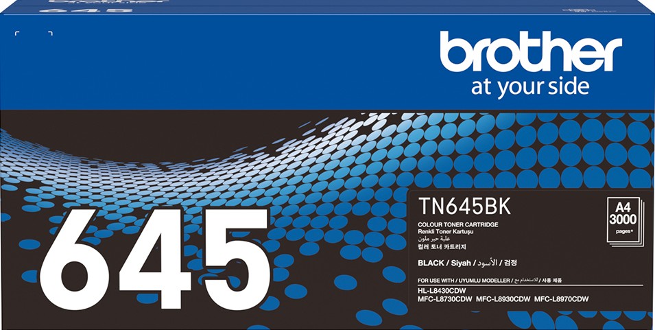 TN645BK Brother Standard Capacity Black Toner