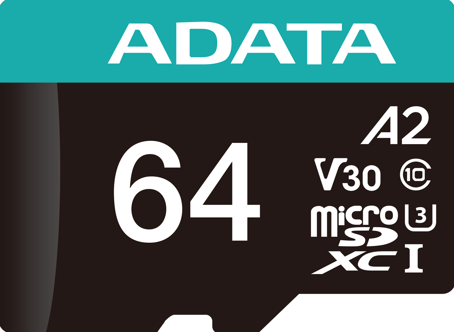ADATA Premier Pro microSDXC Card with Adapter - 64GB
