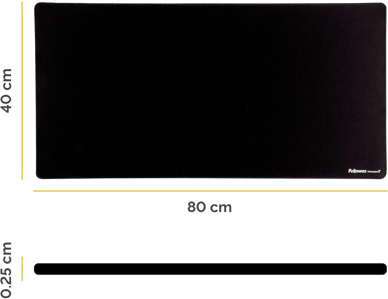Fellowes Breyta Large Desk Mat Black