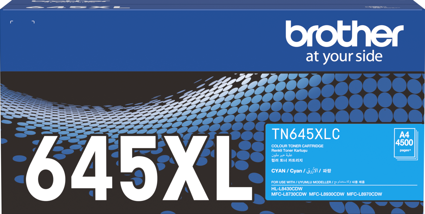 TN645XLC Brother High Capacity Cyan Toner