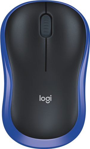 Logitech M185 Wireless Mouse - BLUE