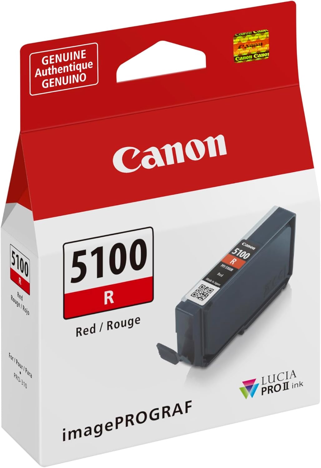 PFI-5100R Canon Red Ink Tank