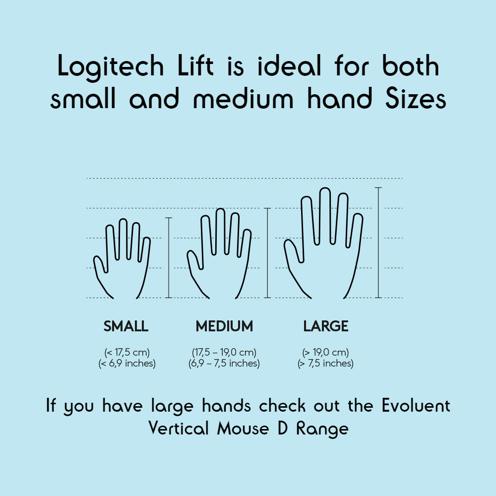 Logitech Lift Vertical Ergonomic Mouse Wireless - Rose