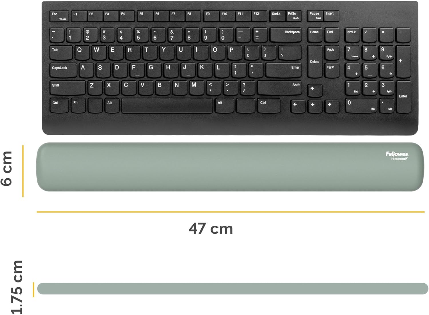 Fellowes Breyta Wrist Rest Sage