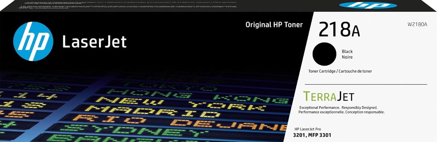 Genuine 218A HP Black Toner Cartridge (W2180A)