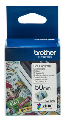 CZ1005 Brother 50mm Printable Roll Cassette