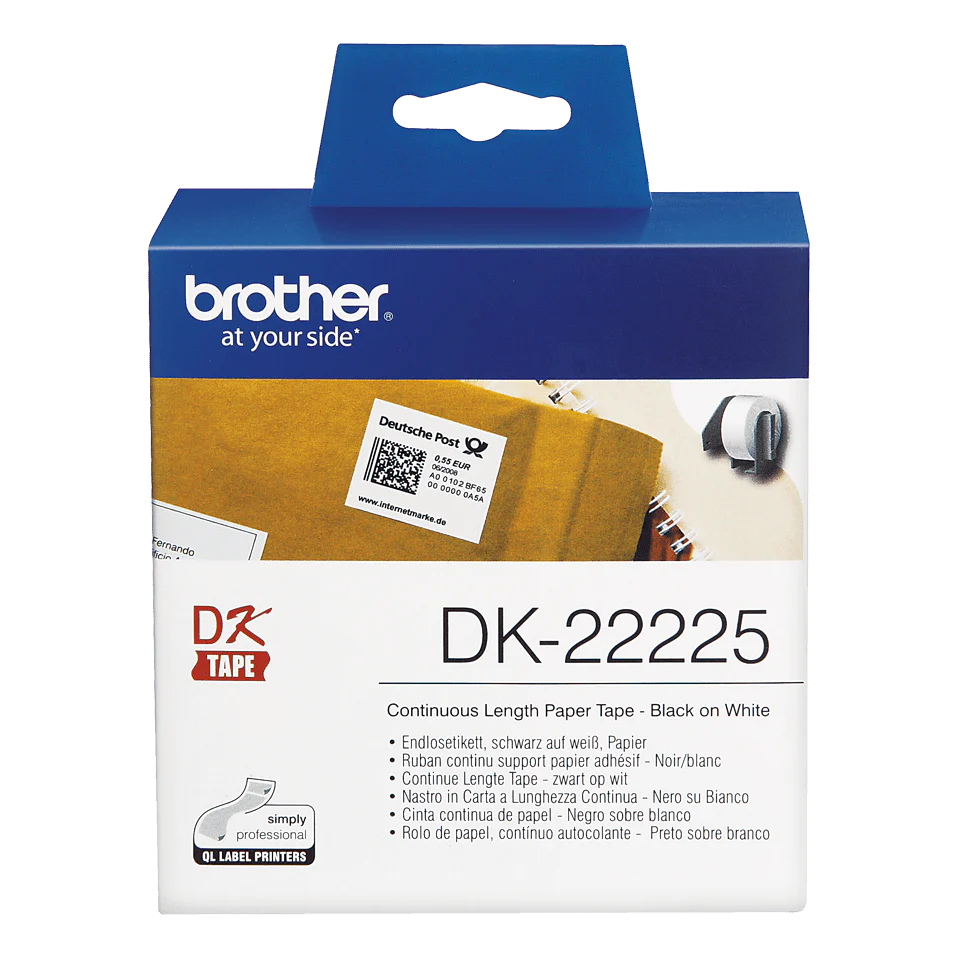 DK22225 Brother 38mm Continuous Paper Label