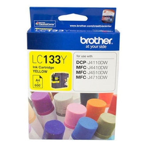 LC133Y Brother Yellow Ink Cartridge
