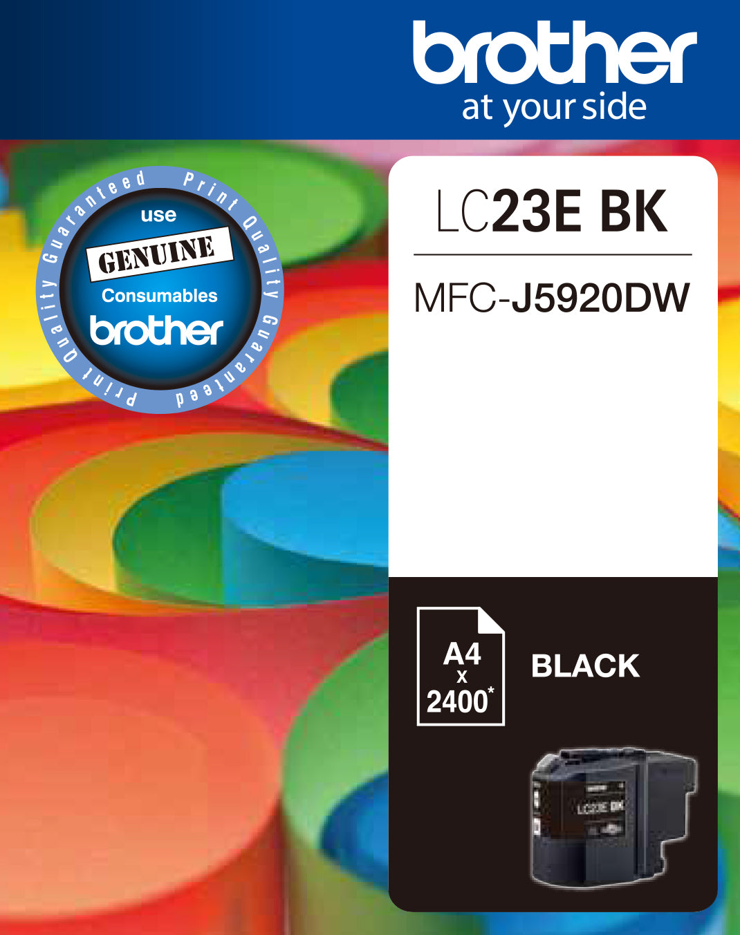 LC23EBK Brother Black Ink Cartridge