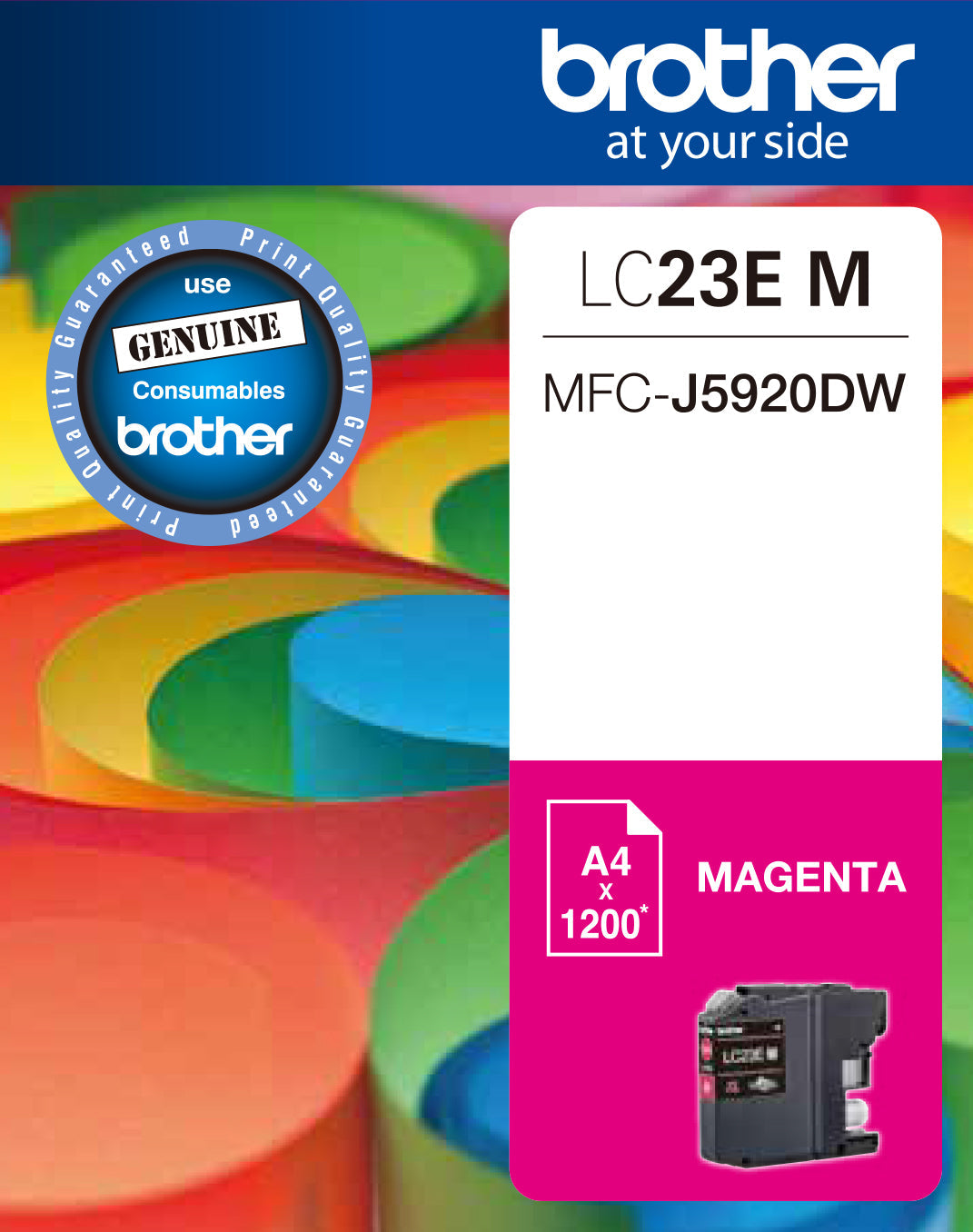 LC23EM Brother Magenta Ink Cartridge