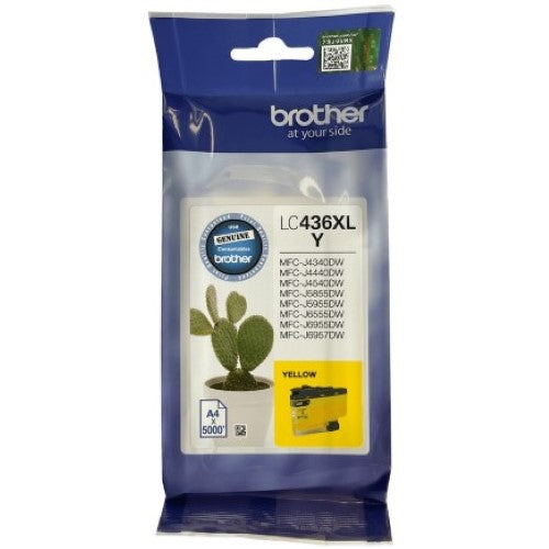 LC436XLY Brother Hi Yield Yellow Ink Cartridge