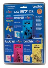 LC57CL3 Brother Colour 3 pack C/M/Y