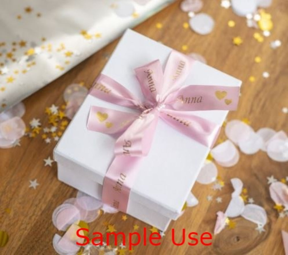 TZe-RE34 Brother 12mm x 4m Gold on Pink Ribbon