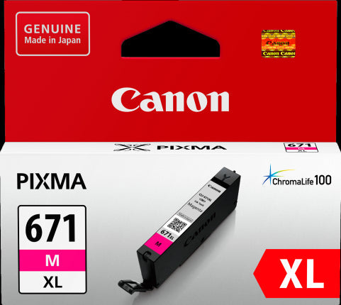 CLI-671XLM Canon Hi Capacity Magenta Ink